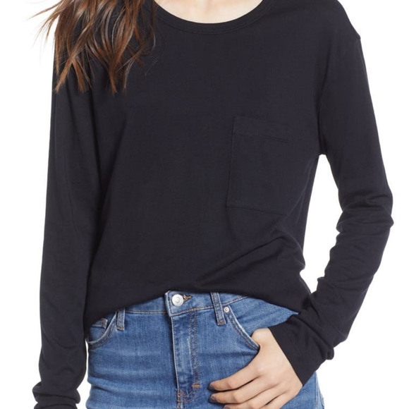 bp Tops - BP black long sleeves tee size S